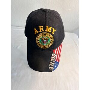 U.S. Army OFFICIALLY LICENSED Embroidered With Seal & Flag Baseball Cap Hat